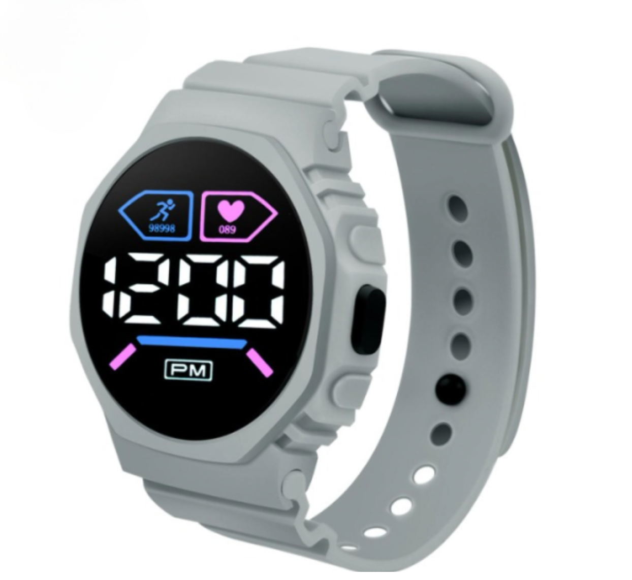 Electronic Digital LED Watch For Men & Women | Large Screen Sports Student Watch | Power-Saving Multifunctional Precise Time Display
