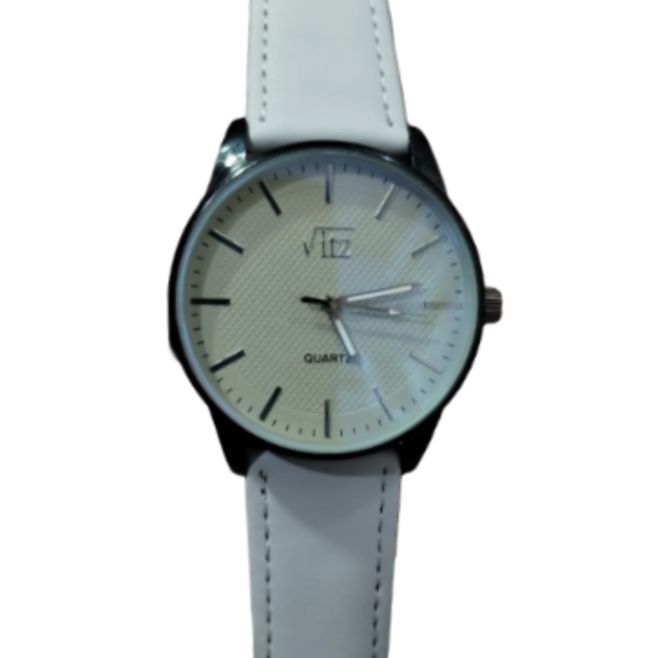 ITZ Stylish Brown & White Quartz Watch | Classic Men’s Fashion Wrist Watch | Elegant Analog Timepiece