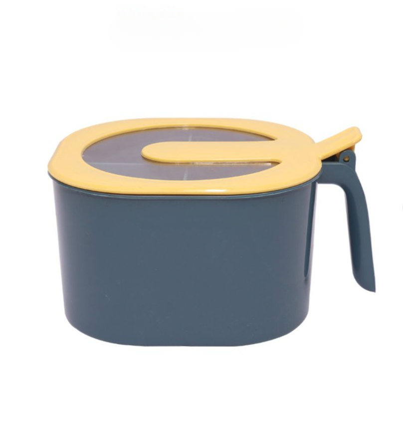 4-in-1 Modern Spice Kit – Partition Kitchen Seasoning Box with Spoons | Multi-Compartment Spice Jar Organizer (Random Color)