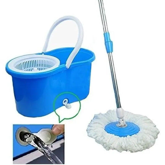 360° Rotating Head Mops With Bucket Mob Deep-Cleaning Magic Mop-Microfiber Mop