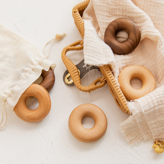 Wooden Donut Bag Clips