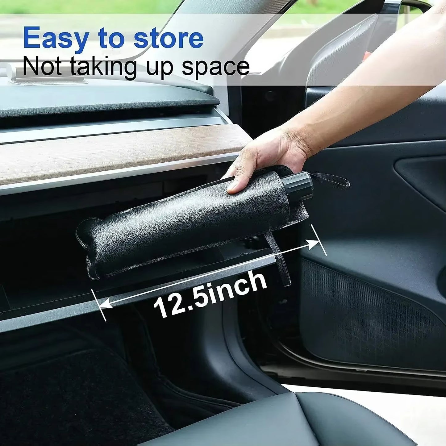Car Umbrella Sun Shade Cover for Windshield UV Reflecting Foldable Front Car Sunshade Umbrella Heat Blocker for All Vehicles