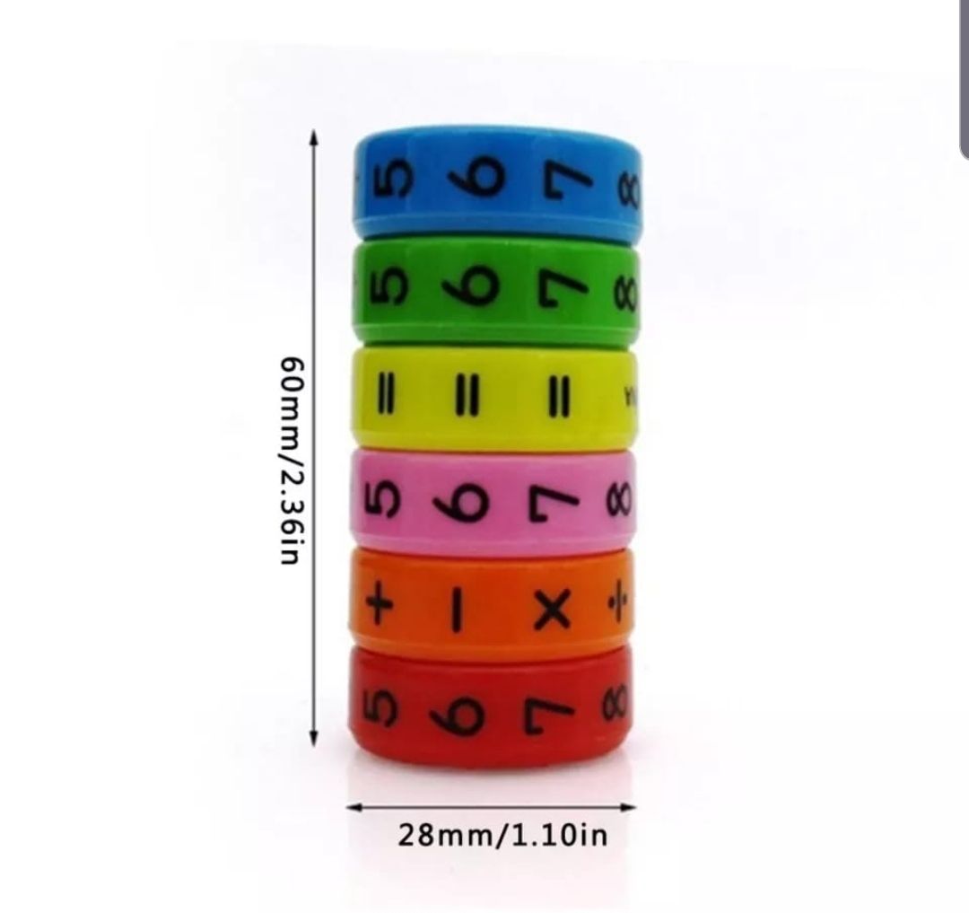 Magnetic Montessori Kids Preschool Educational Plastic Toys For Children Math Numbers DIY Assembling Puzzles Boys Girls Gifts