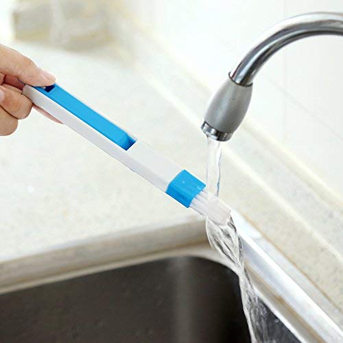 2 in 1 mini Cleaning Accessories For Home Multipurpose Mini Cleaning Brush For Windows , Keyboard , Corner , Basin Etc - 2 In 1 Window Brush - 1 Pc
