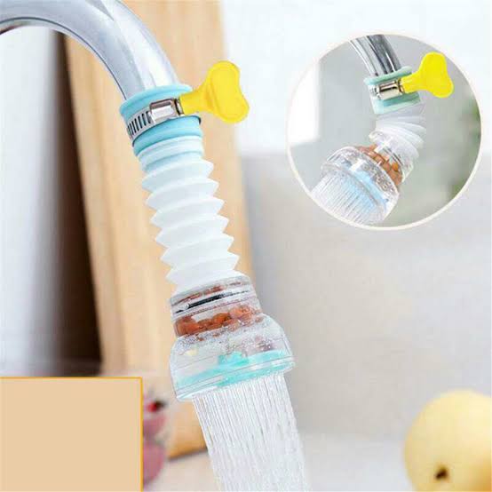 1 PCS Kitchen Shower Splash Fan Faucet With Clip Water-saving Filter Tap Nozzle Extended Each