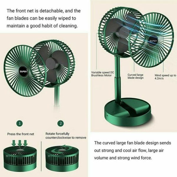 Telescopic Folding Fan